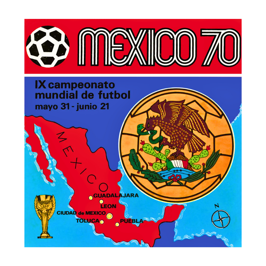 PANINI WM Weltmeisterschaft 1970 Mexiko Stickeralbum all Sticker Album World Cup – Komplettes Stickeralbum der Fußball-Weltmeisterschaft mit allen Stickern, legendären Spielern & historischen World Cup Momenten