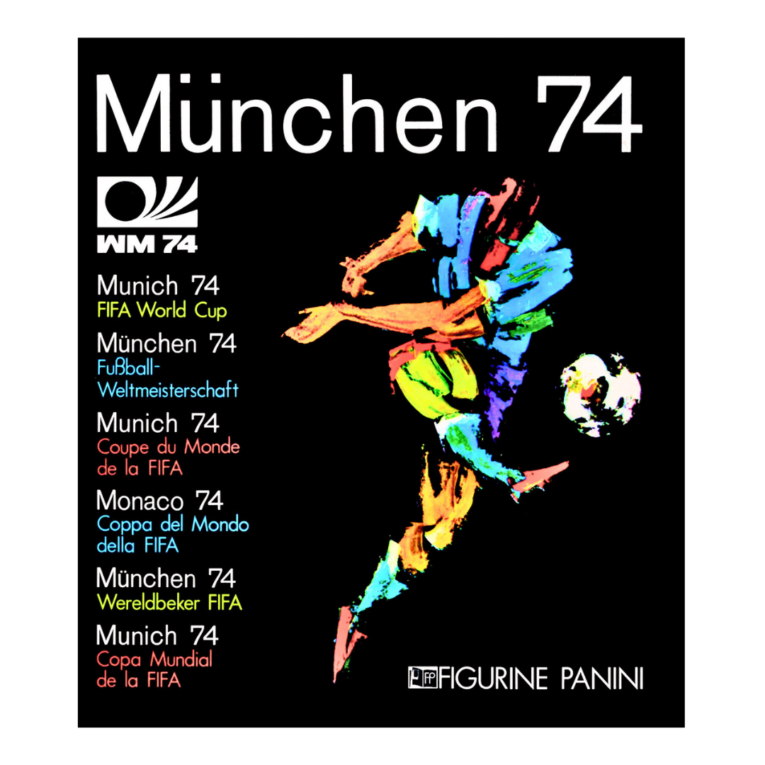 PANINI WM Weltmeisterschaft 1974 Deutschland Stickeralbum Sticker Album WorldCup – Komplettes Stickeralbum der Fußball-Weltmeisterschaft mit allen Stickern, legendären Spielern & historischen World Cup Momenten