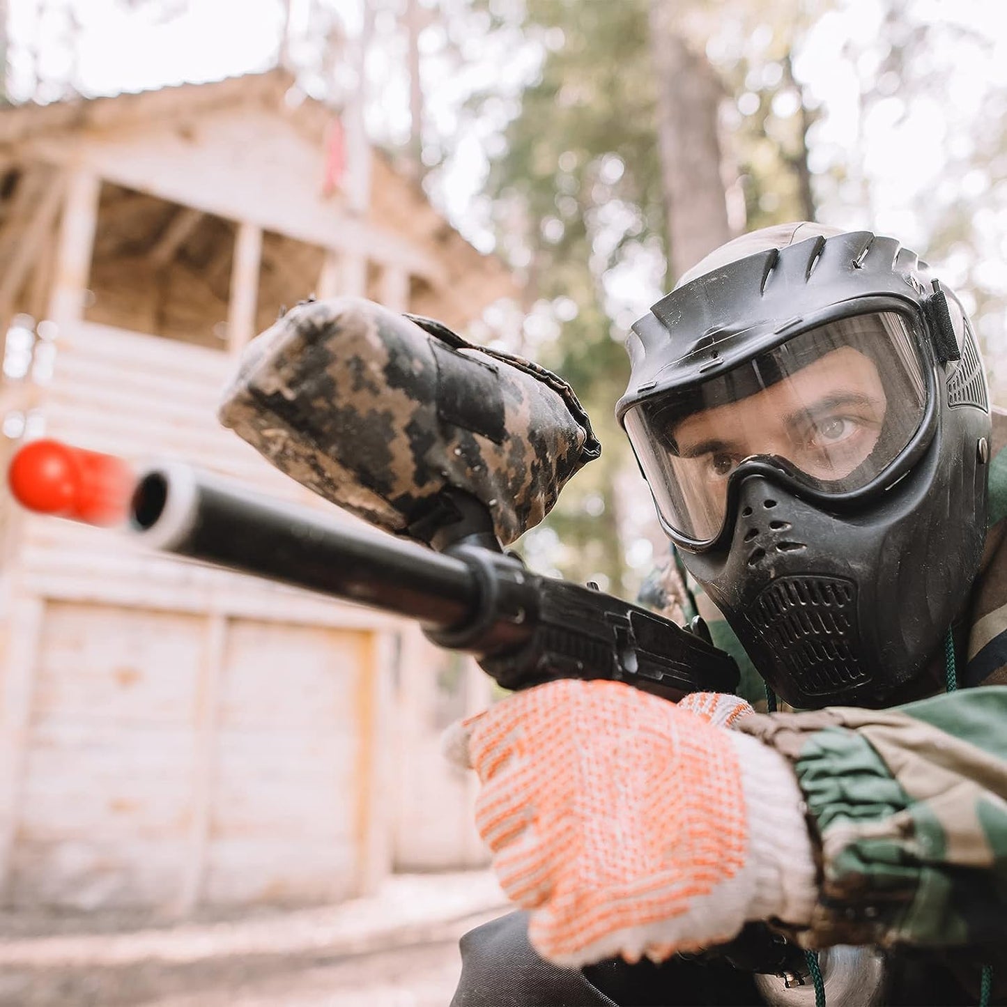 JUNG Combat Paintballs Kaliber 68 2000 Stück, Hochwertige Paintball Kugeln, Profi Paintballs für Fun und Training, 4 Beutel 500er, langlebige, bruchfeste, farbintensive Paintballs, robust, zuverlässig