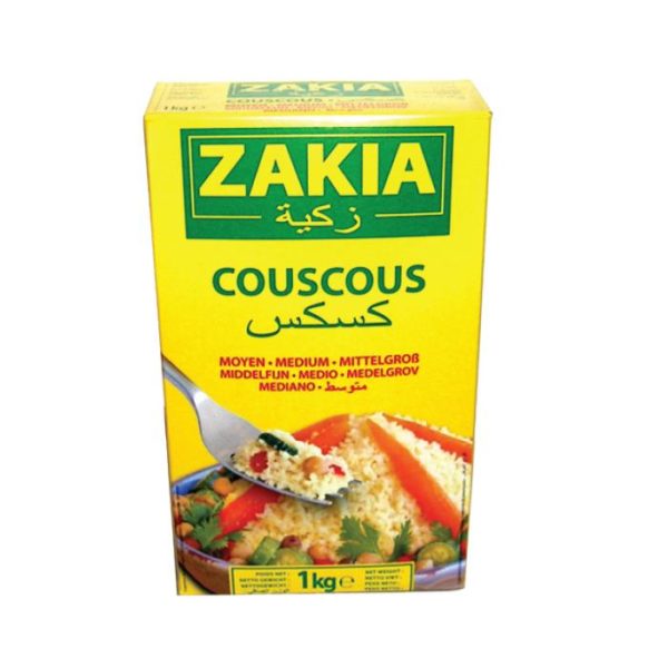 Zakia Kuskus Grundnahrungsmittel 1000g Getreide Vorrat