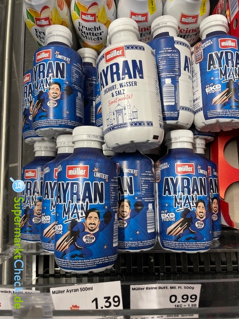 Gazi Becher Ayran Joghurtgetränk Grundnahrungsmittel 250ml Getreide Vorrat