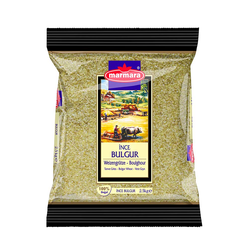 Marmara Ince Bulgur Grundnahrungsmittel 2500g Getreide Vorrat