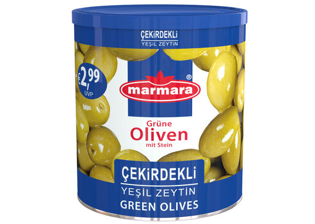 Marmara Cekirdekli Grüne Oliven 400g Vorrat