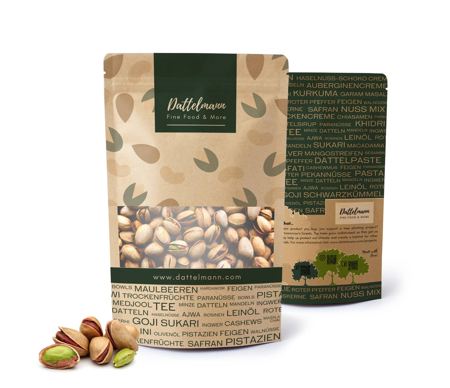Tadim Geröstete Pistazien 150g Trockenfrucht Snack