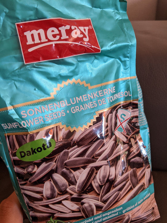 Meray Ungesalzen Sonnenblumenkerne 250g Trockenfrucht Snack