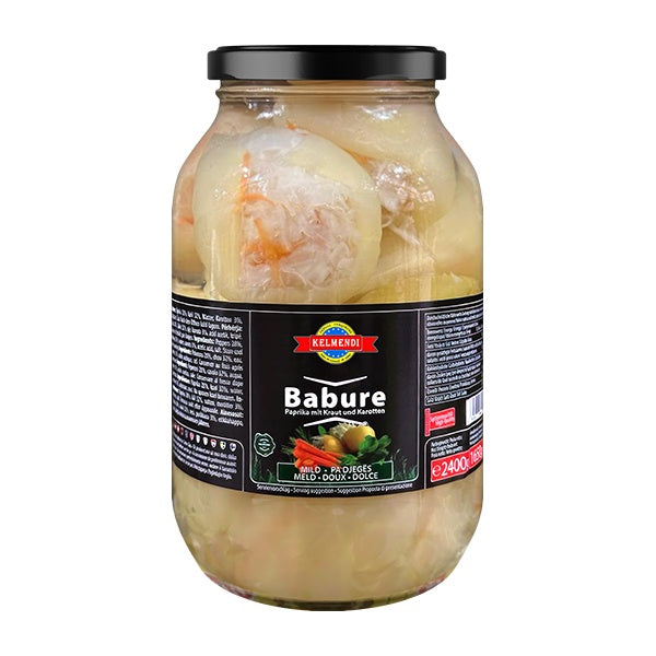 Kelmendi Paprika Babure eingelegte Spezialität 5000g Vorrat