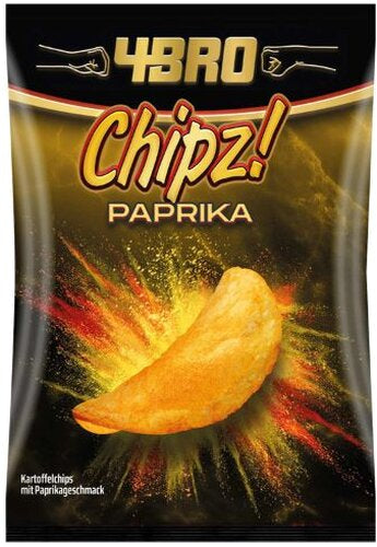 4Bro Chipz Paprika 125g Lebensmittel Vorrat