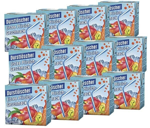 Durst Löscher Pfirsich Vegan Erfrischungsgetränk 500ml