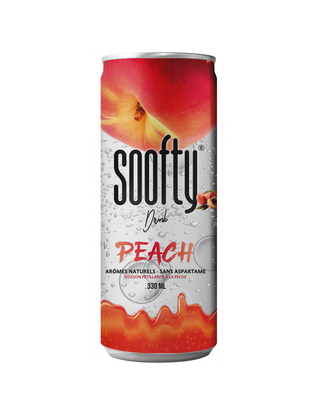 Soofty Drink Peach Erfrischungsgetränk 330ml