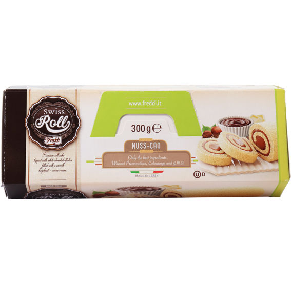 Mindy Swiss Roll Kakao Süßware und Snack 250g