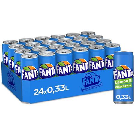 Fanta Lemon&Elderflower Erfrischungsgetränk 330ml