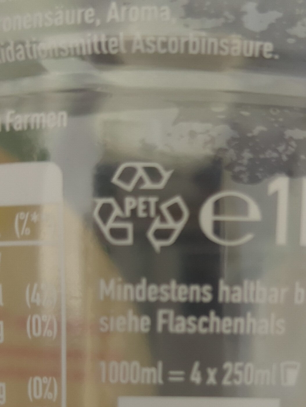 Fuzetea Zitrone Erfrischungsgetränk 1000l
