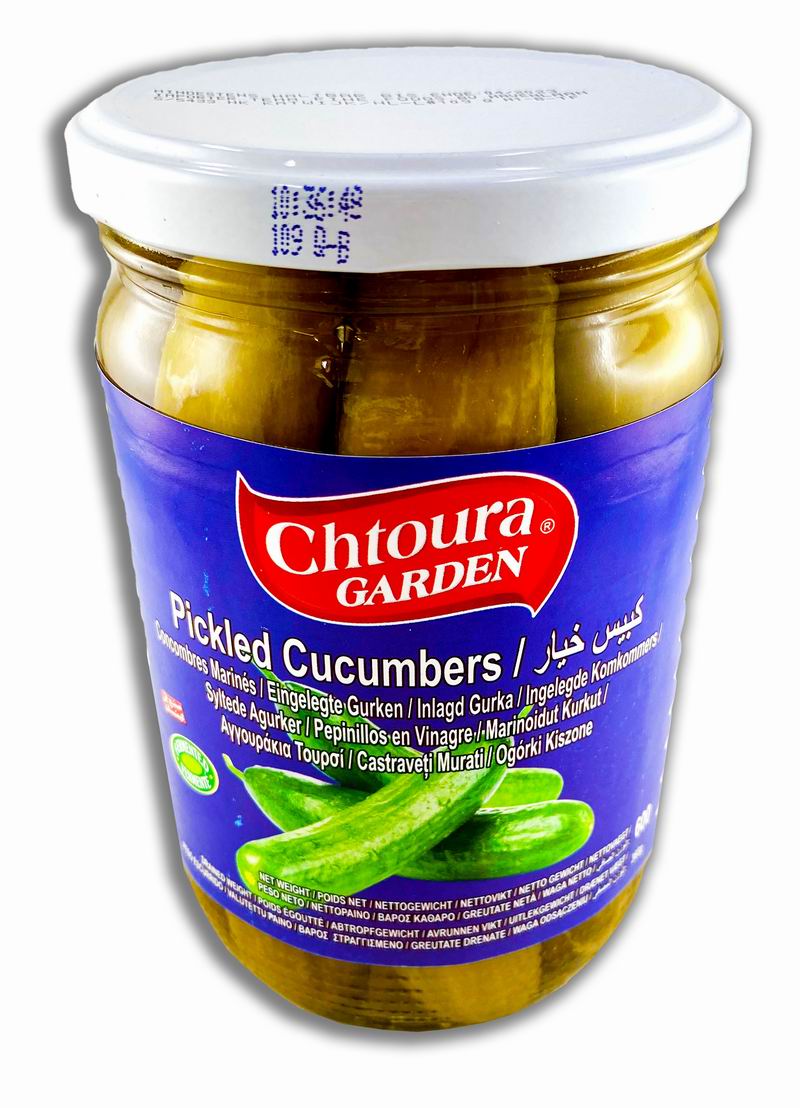 Chtoura Gurken Eingelegtes Gemüse eingelegte Spezialität 600g Vorrat