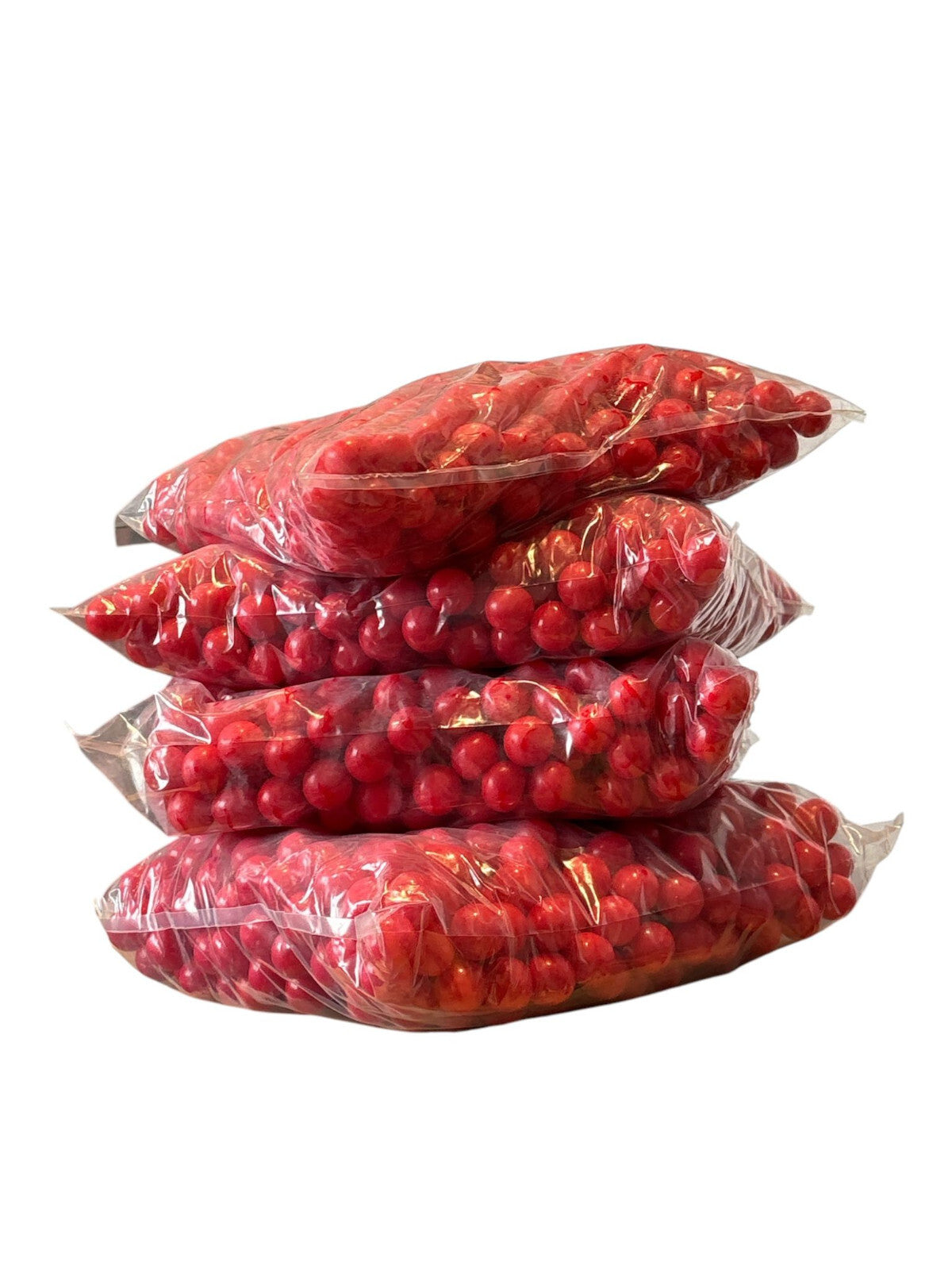 2000 x JUNG Paintball .068 Cal 4x500 rote Gummibälle Farbbälle Combat rot