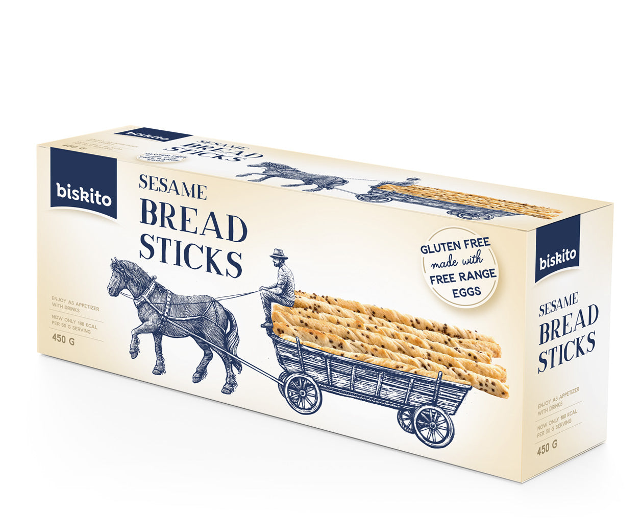 Bzinon Sesame Bread Sticks süße Spezialität 454g Süßware Snack