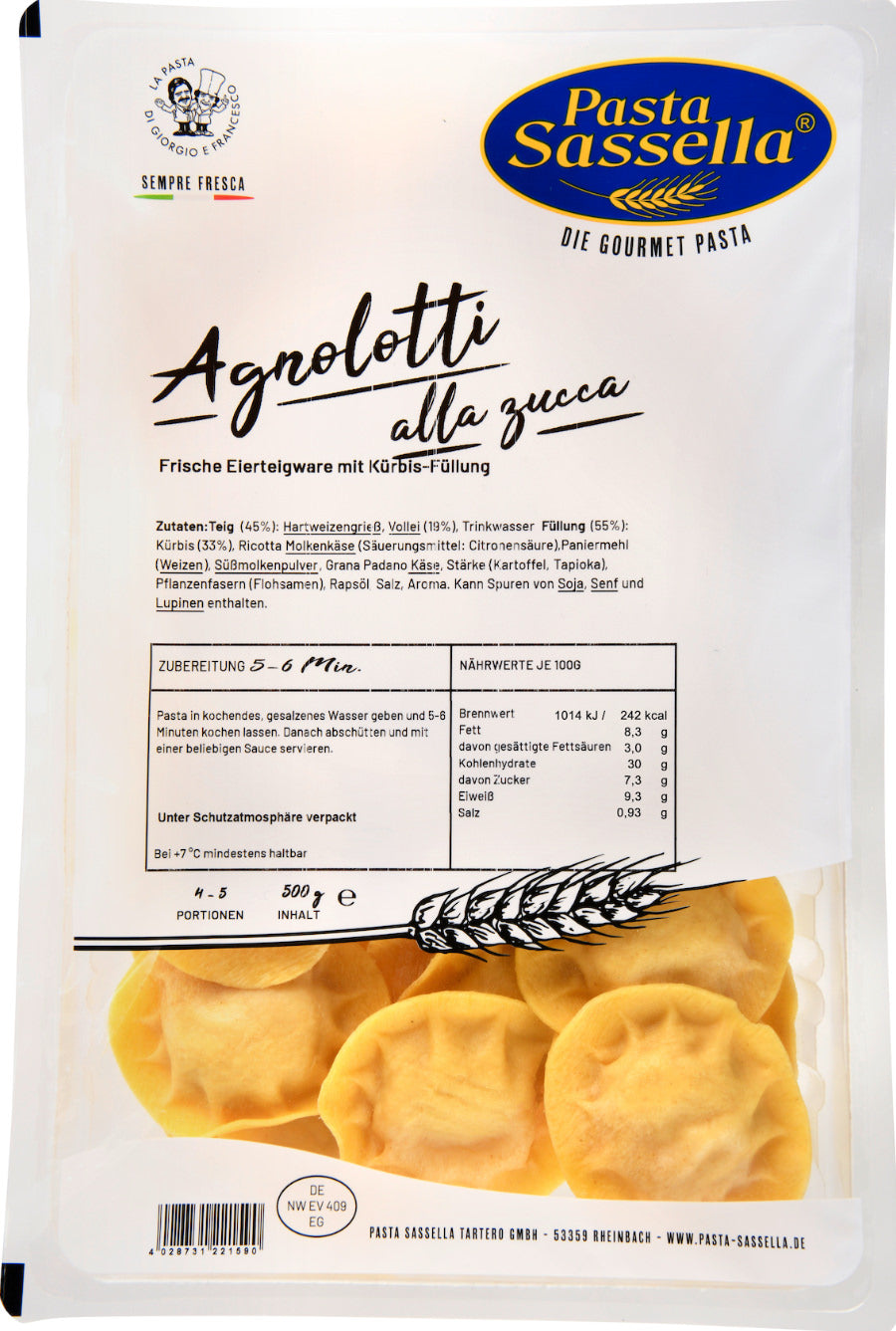 Geschnitten Gesalzen Getrocknet Pasta süße Spezialität 300g Süßware Snack