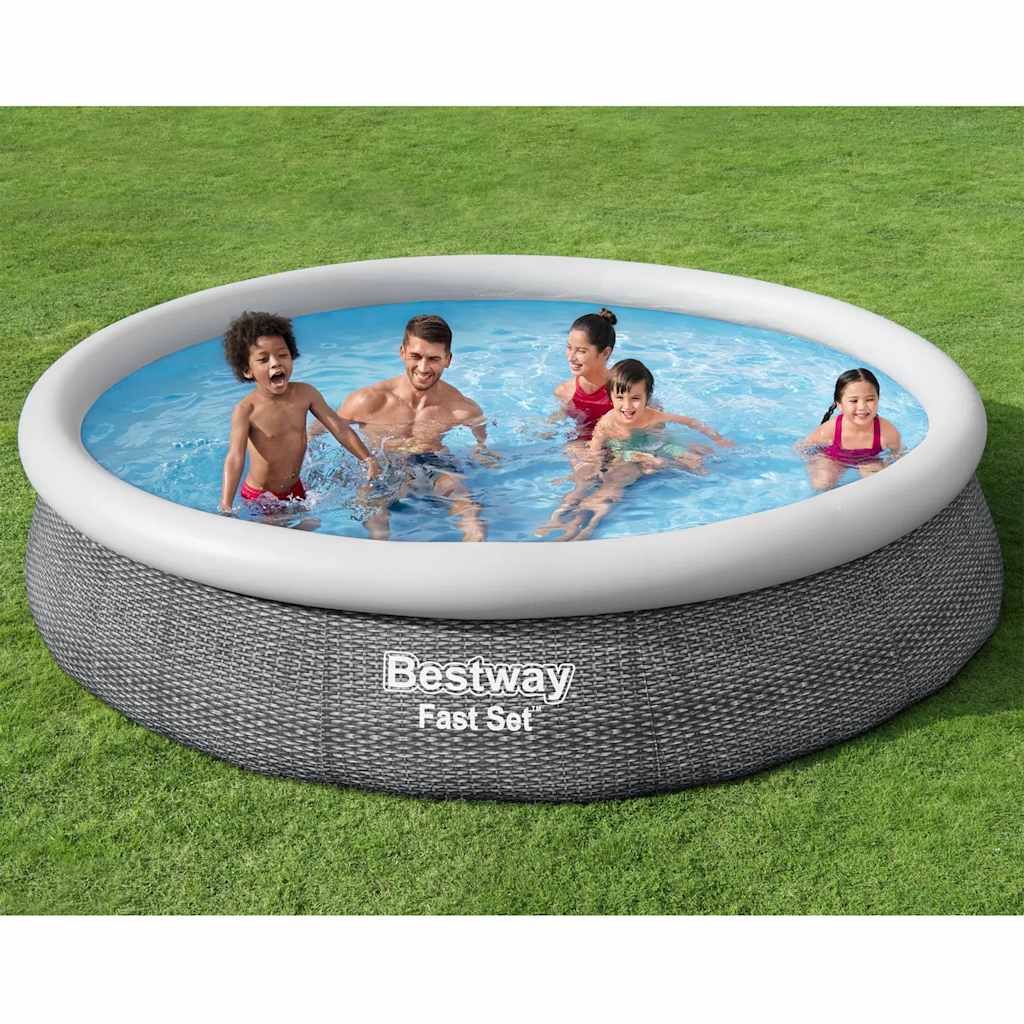 JUNG Vida Bestway Swimmingpool-Set Rund 366x76 cm