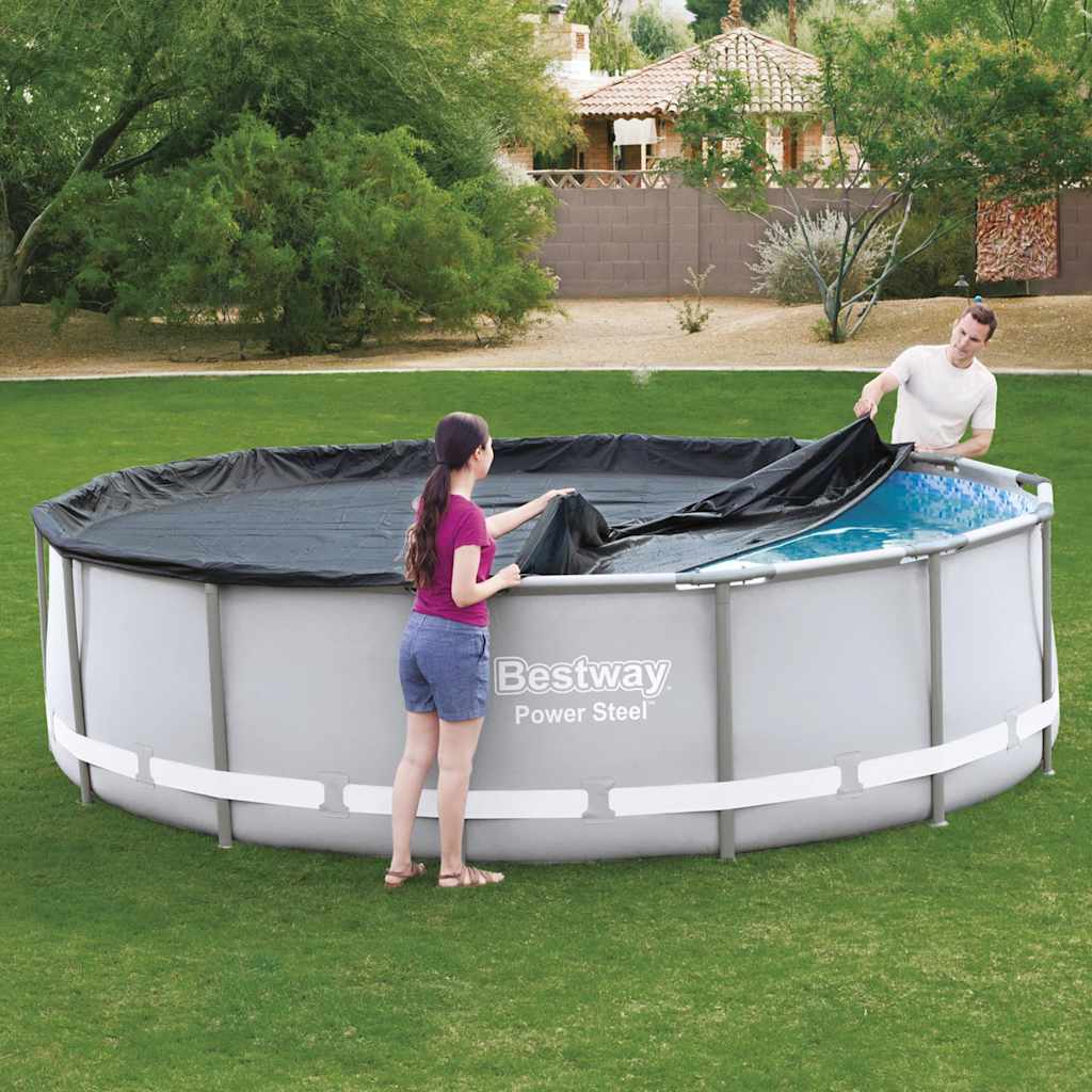 JUNG Vida Bestway Poolabdeckung Flowclear 427 cm