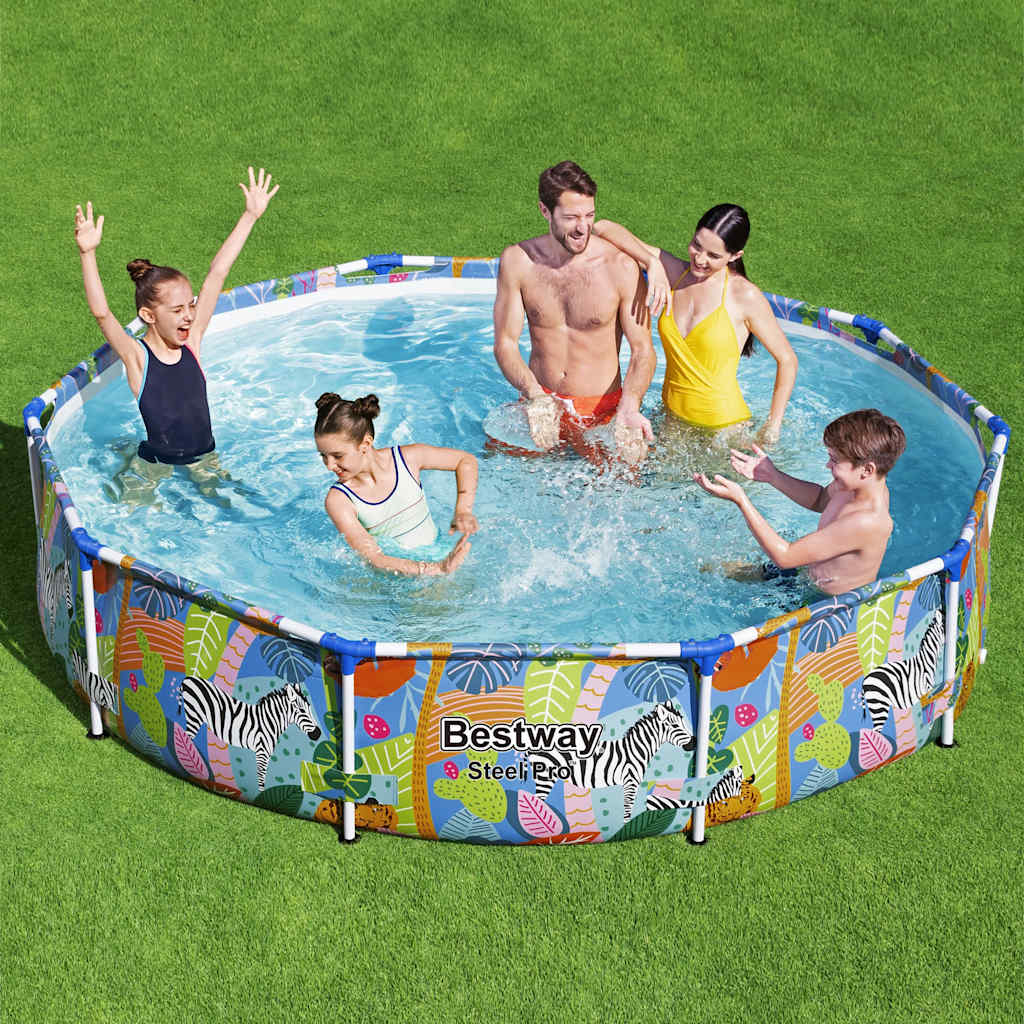 JUNG Vida Bestway Pool Steel Pro Rahmen 305×66 cm