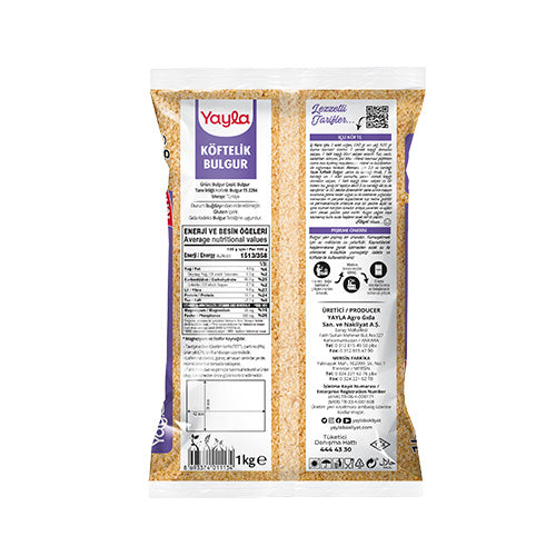Yayla Zergil Groß Bulgur Grundnahrungsmittel 900g Getreide Vorrat