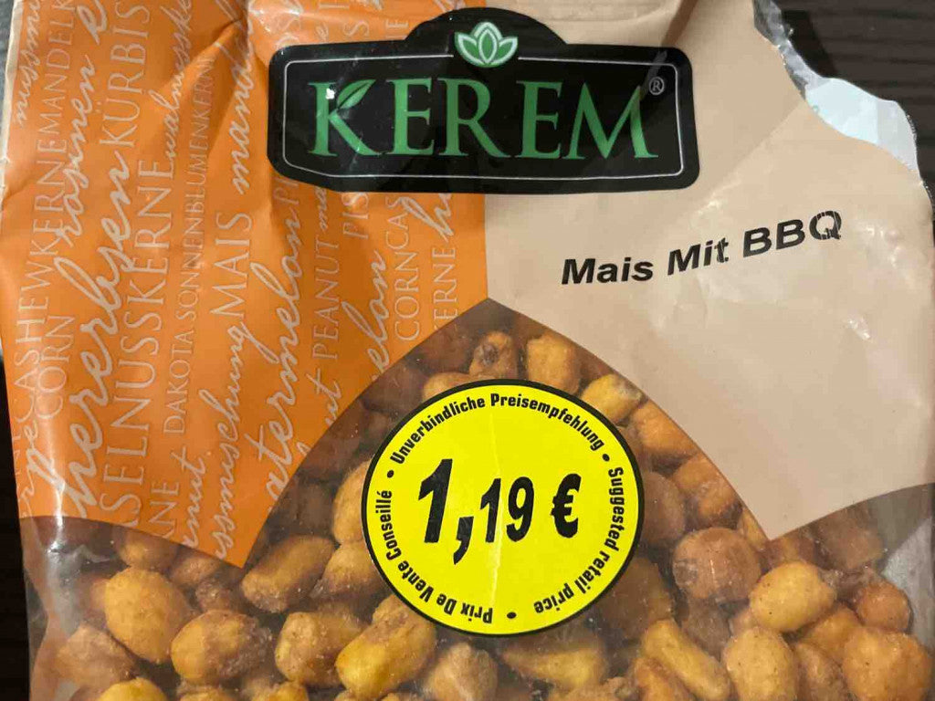 Kerem Mais mit BBQ Gewürz Trockenfrucht-Spezialität 150g Snack