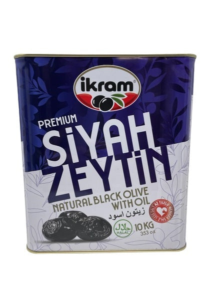 Sezgin mit Öl Sele Schwarz XXL eingelegte Oliven-Spezialität 600g Vorrat
