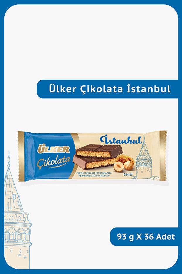 Ülker Istanbul Citir Kadayifli Süßware und Snack 93g