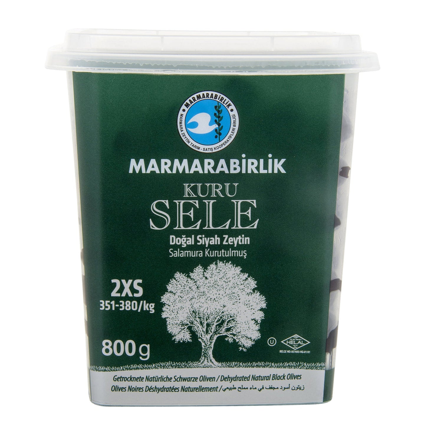 Marmarabirlik Getrocknet Sele S eingelegte Oliven-Spezialität 800g Vorrat