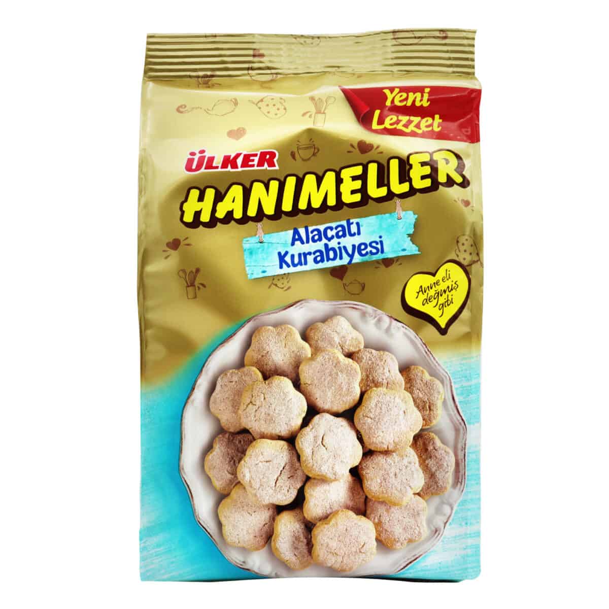 Ülker Hanimeller mit Haselnuss Biskuit Süßware und Snack 160g