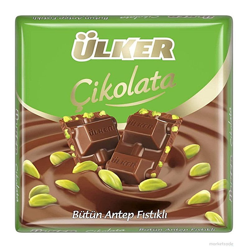 Ülker Antep FistigiBeyaz Schokolade süße Spezialität 77g Süßware Snack