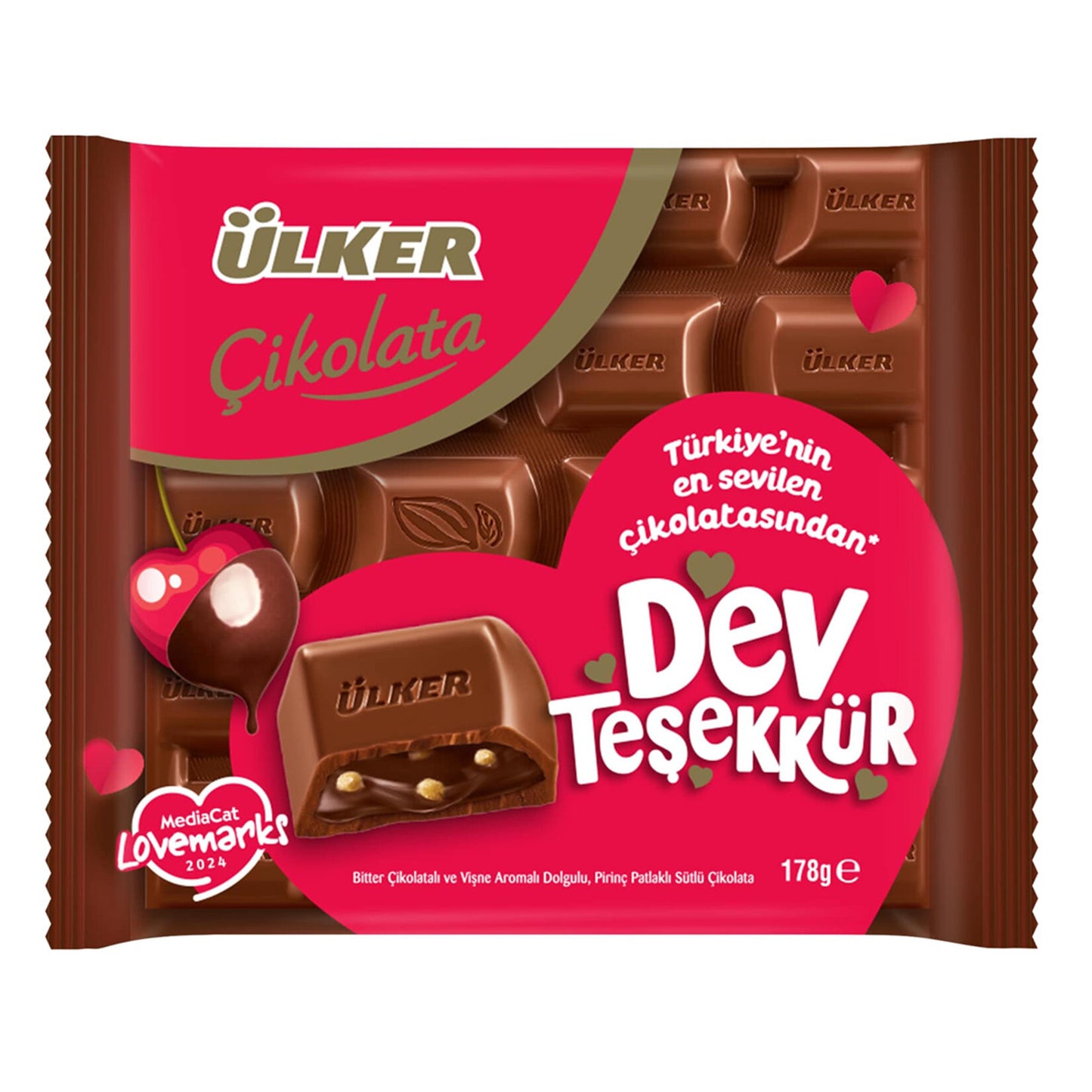 Ülker Schokolade Dolgulu Kuchen Süßware und Snack 34g