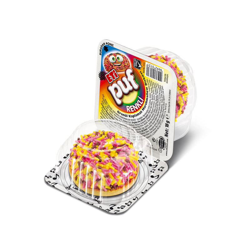 Eti Puf Renkli Keks- und Süßwarenprodukt 18g Snack