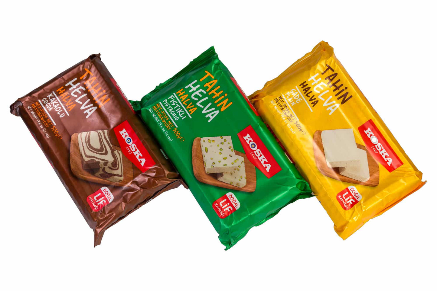 Koska Sesampaste Halva Natur türkische Süßware 400g Lokum