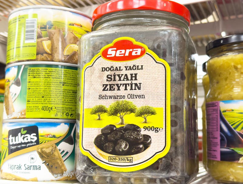 Sera Schwarze Oliven Lüx 800g Vorrat