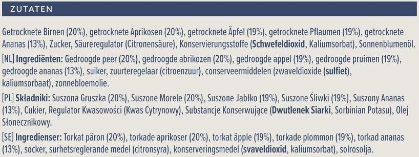Sera Getrocknet Ölweidenfrucht Trockenfrucht-Spezialität 120g Snack