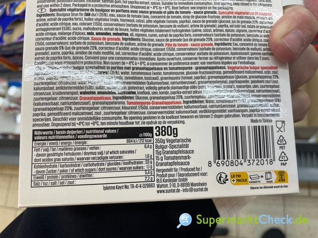 Suntat Bulgur für Köfte Grundnahrungsmittel 1000g Getreide Vorrat