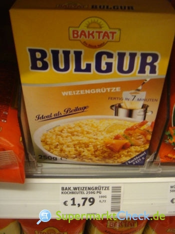 Baktat Ince Bulgur Grundnahrungsmittel 1 Stk Getreide Vorrat