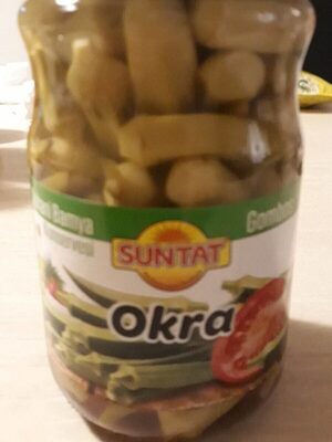 Suntat Okra Glas eingelegte Spezialität 620g Vorrat