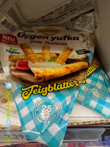 Suntat Dreieckiger Yufka-Teig-Teig 360g Backware Snack