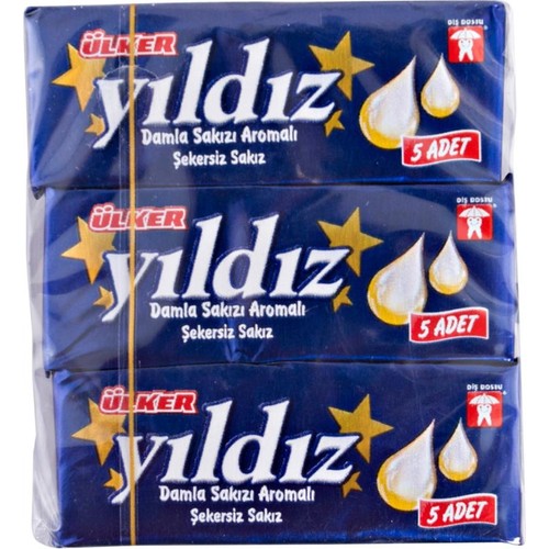 Ülker Yildiz Damla Cakizli Süßware und Snack 112g