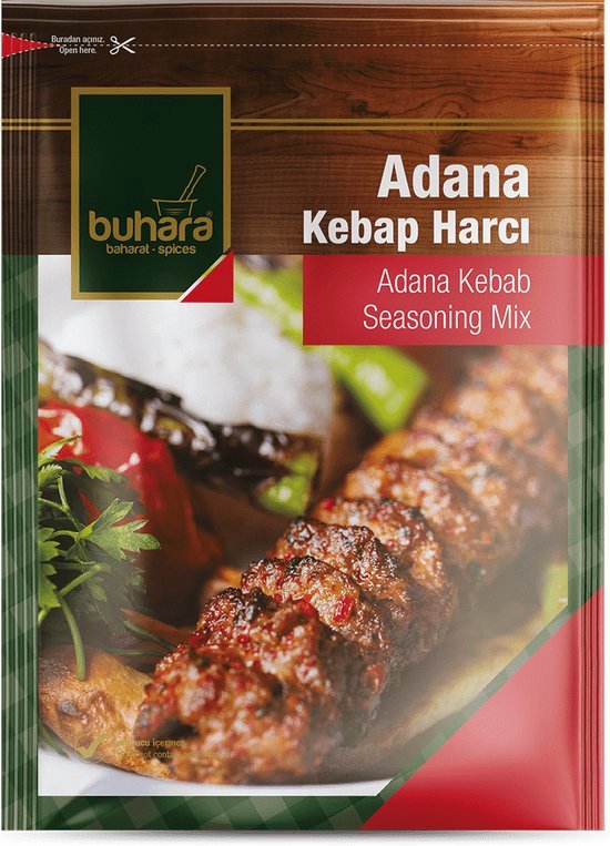 Basak Scharf Adana Kebap Harci Gewürz für die türkische Küche 65g Küchengewürz
