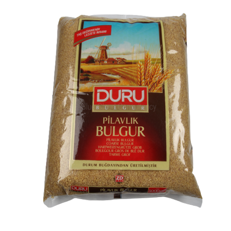 Duru Grober Bulgur für Pilaw Grundnahrungsmittel 2000g Getreide Vorrat