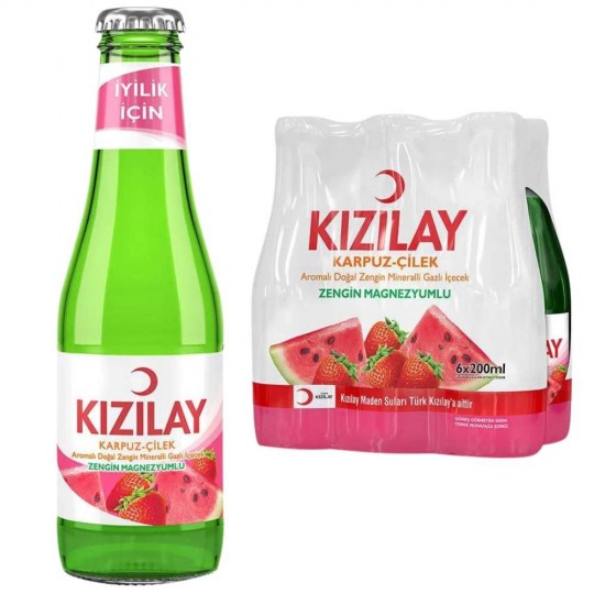 Kizilay Karpuz-Erdbeere Erfrischungsgetränk 6 Stk