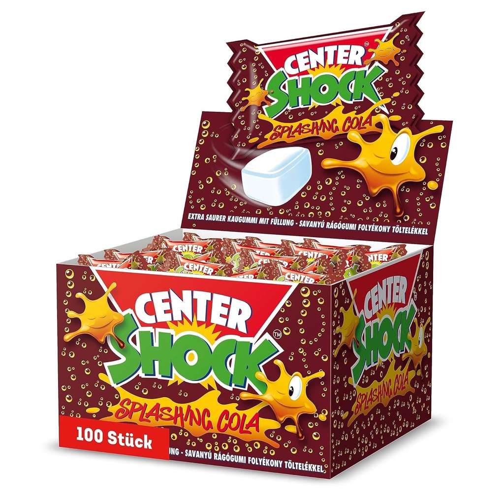 Shock mit Sauerkirsche Aromatisiert süße Spezialität 1 Stk Süßware Snack