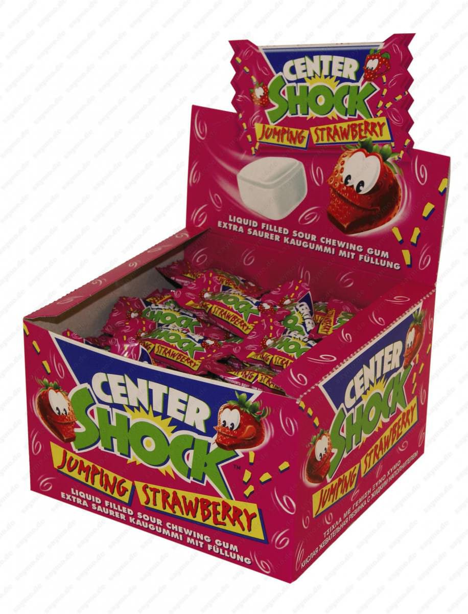 Shock Erdbeere Aromatisiert süße Spezialität 1 Stk Süßware Snack