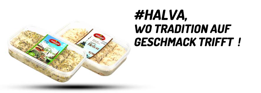 Derya Vanilinli Sesampaste Halva türkische Süßware 840g Lokum