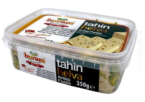 Sezgin Antep mit Pistazie Halva türkische Süßware 350g Lokum