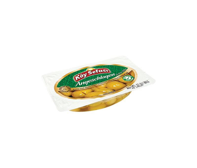 Dorf Sefasi Tas Kirma Grüne Oliven 700g Vorrat