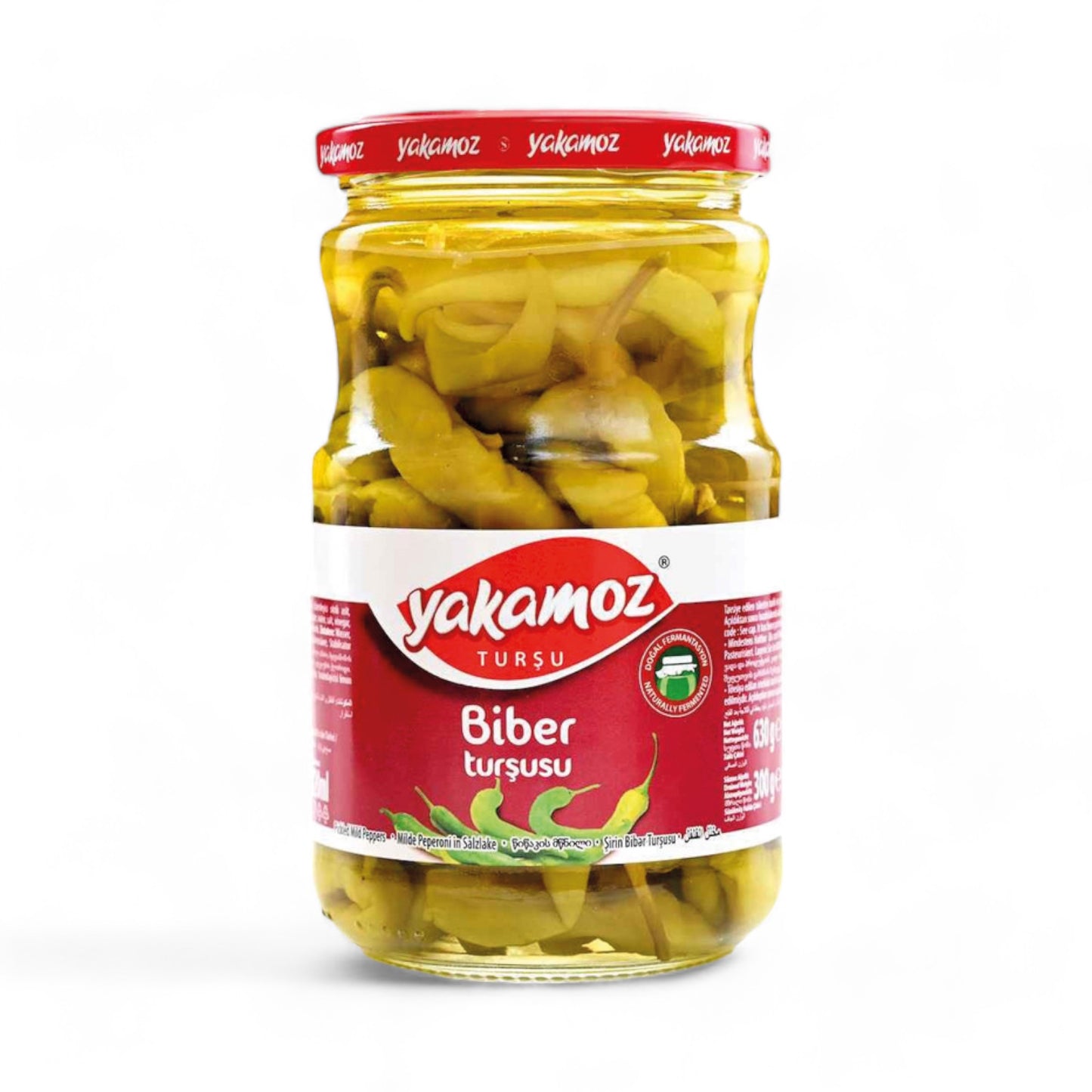 Yakamoz Biberiye Eingelegtes Gemüse eingelegte Spezialität 650g Vorrat