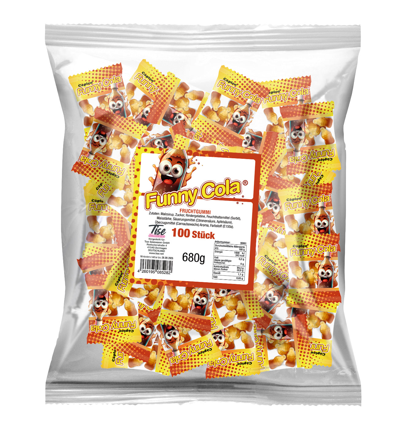 Yutty Huge Cola Fruchtgummi-Süßware 200g